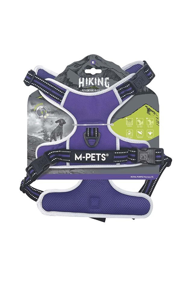 Hiking Reflective Soft Backpack Purple (XL)