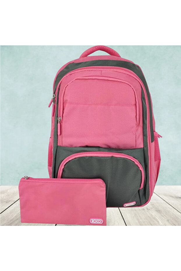 Basic Classic Backpack with Accessory - 1