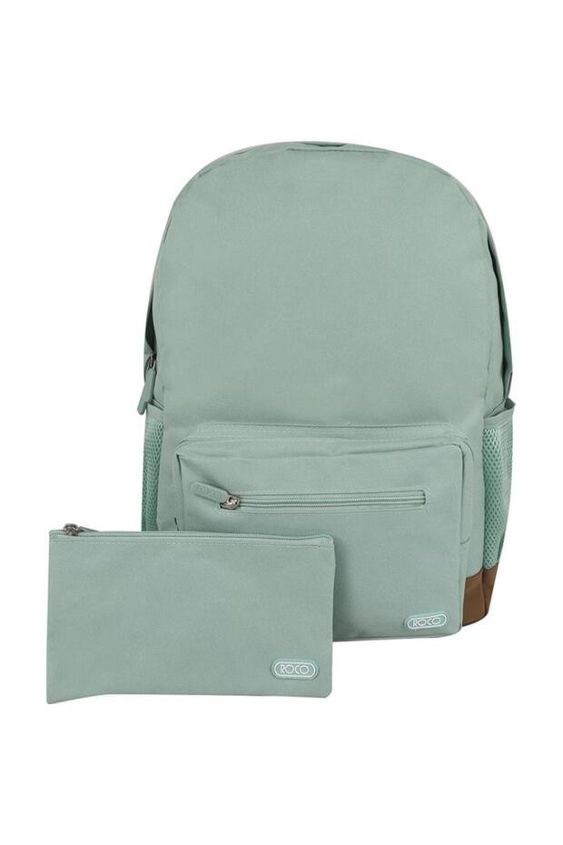 Basic Classic Backpack with Accessory - 2