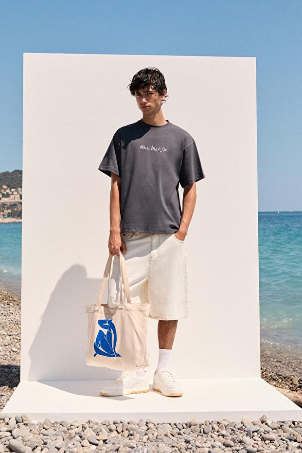 Henri Matisse işlemeli tişört - 1