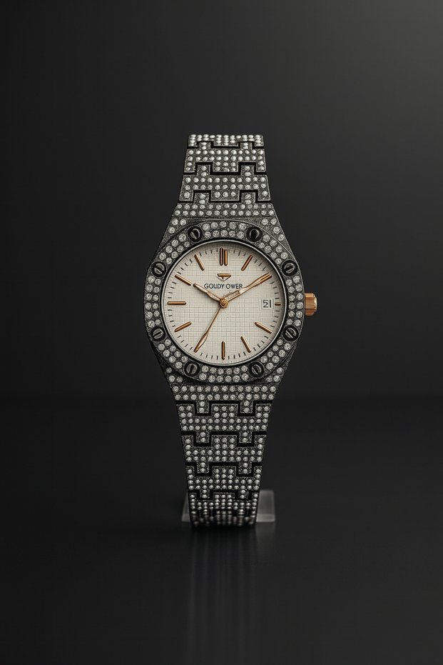 Trend Stone Metal Women's Wristwatch