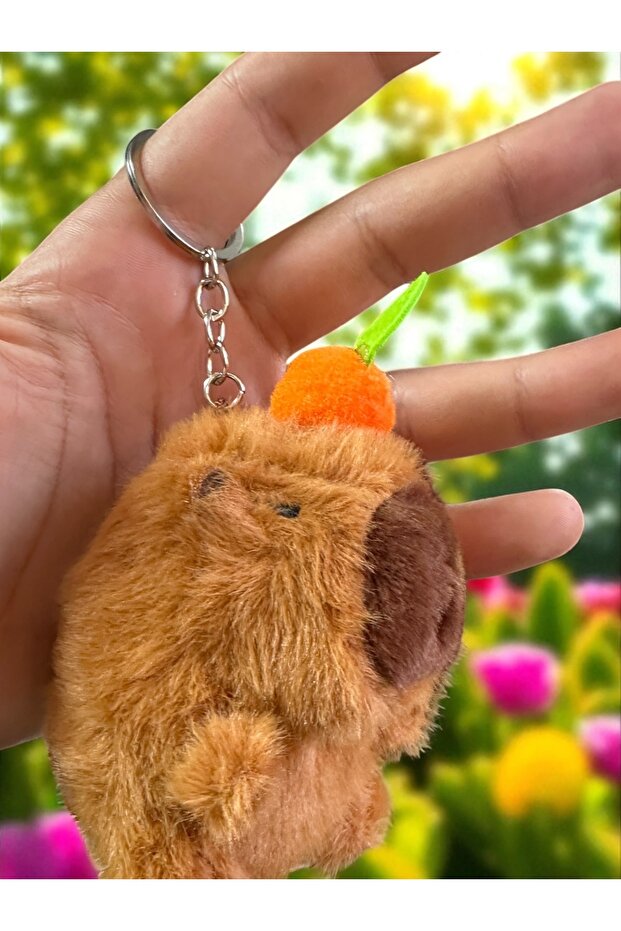 Capybara Plush Keychain Figure - 2