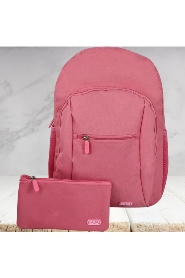 حقيبة ظهر كلاسيكية أساسية مع ملحق - 1