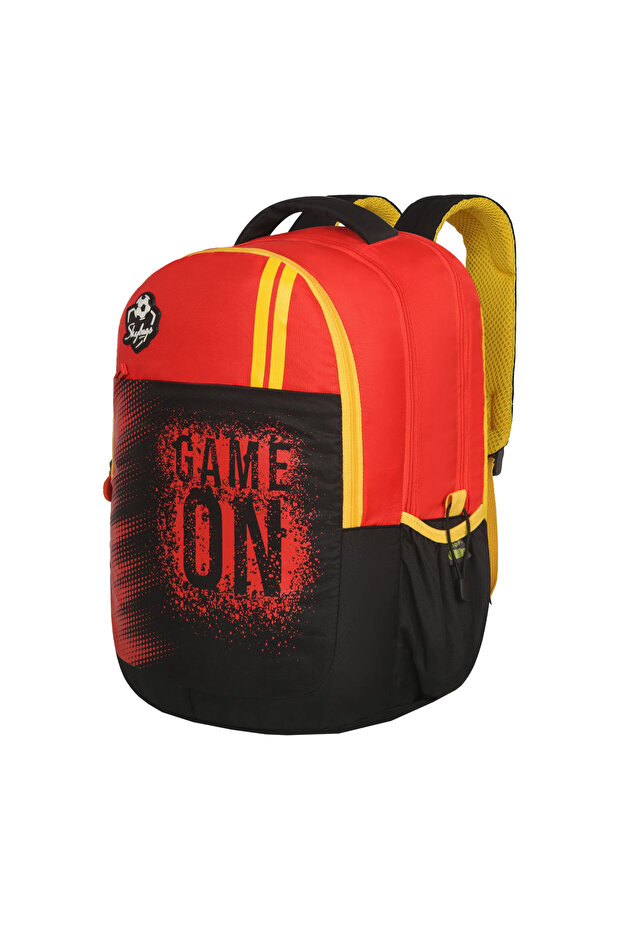 حقيبة ظهر مدرسية CHASE 02 باللون الأحمر - 1