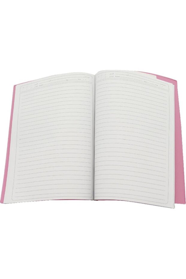 دفتر ملاحظات B580 مسطر باللون الوردي - 3