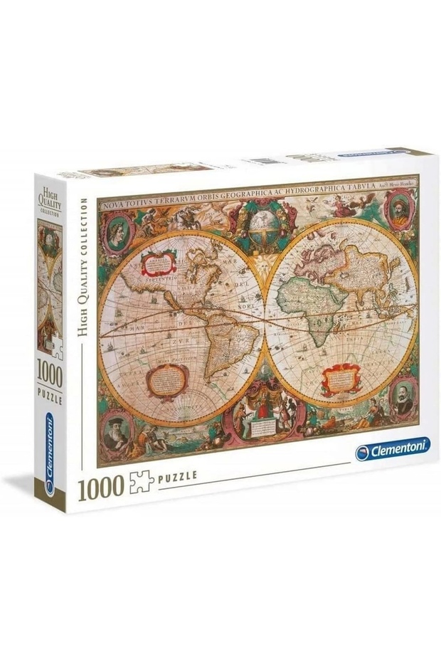 1000 Parça Hq Collection Yetişkin Puzzle 31229 Old Map - 1