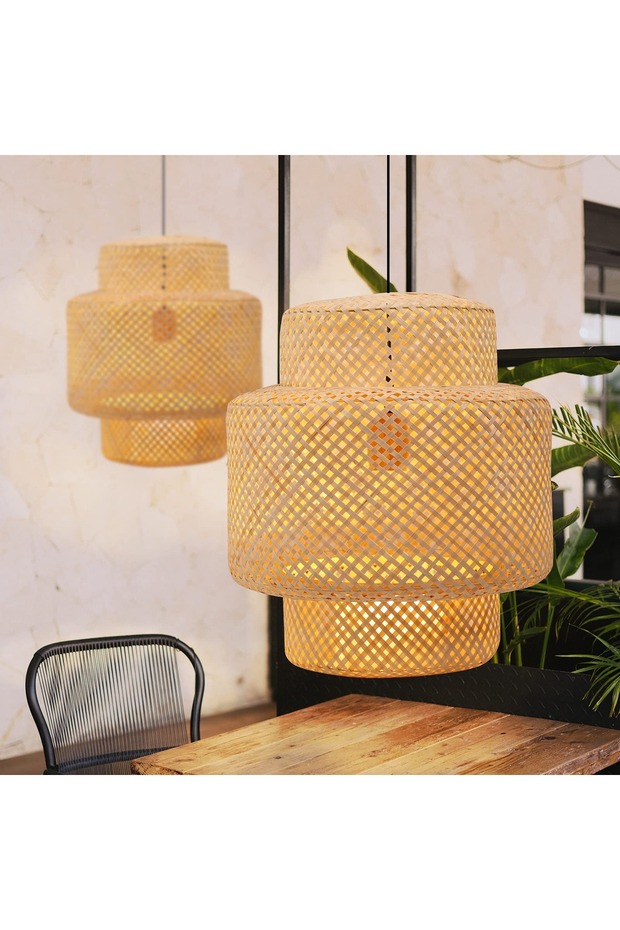 انارة معلقة لون بيج - 3