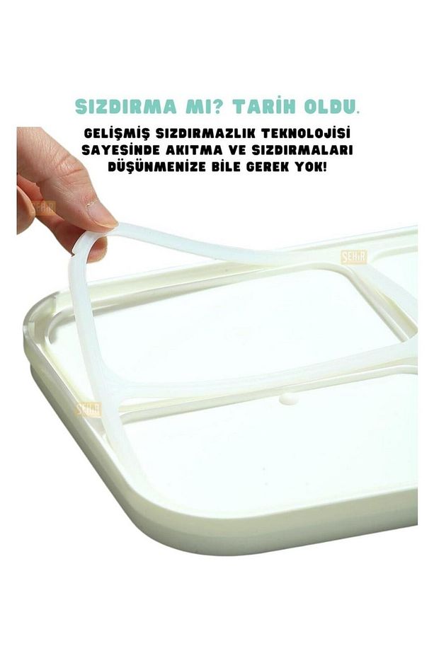 Beslenme Kutusu Lunchbox 750 Ml Bl10283-3S (Karışık Renk 1 Adet) - 4