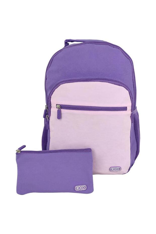Basic Classic Backpack with Accessory - 2