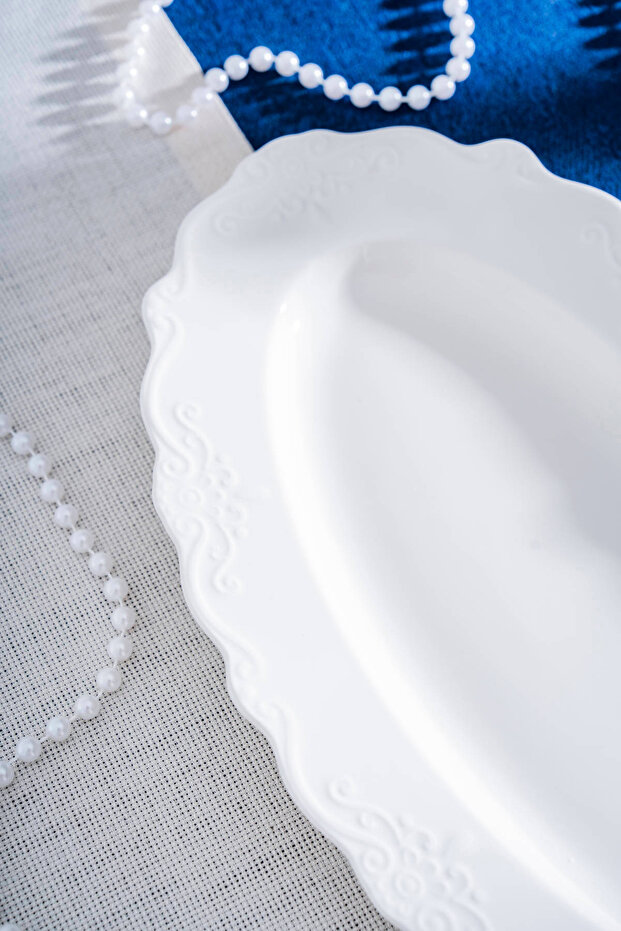 King Oval Kayık Tabak - 33 cm - 3