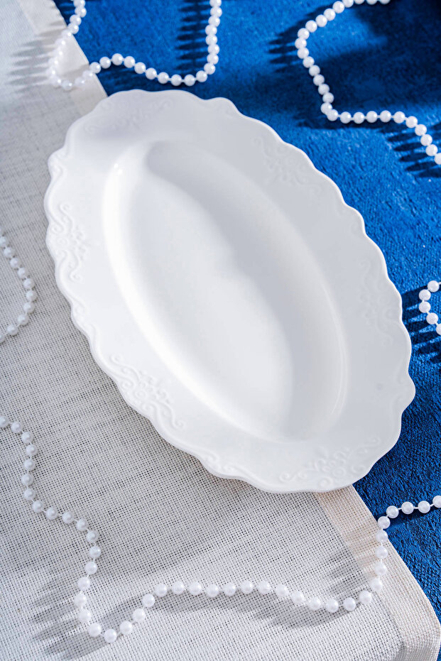 King Oval Kayık Tabak - 33 cm - 1