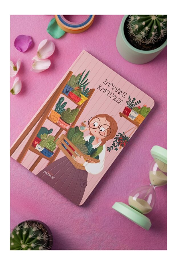 Melimelek Cactus Timeless Agenda Cactus Euphorbia 244 Pages Notepad 15X21,5Cm