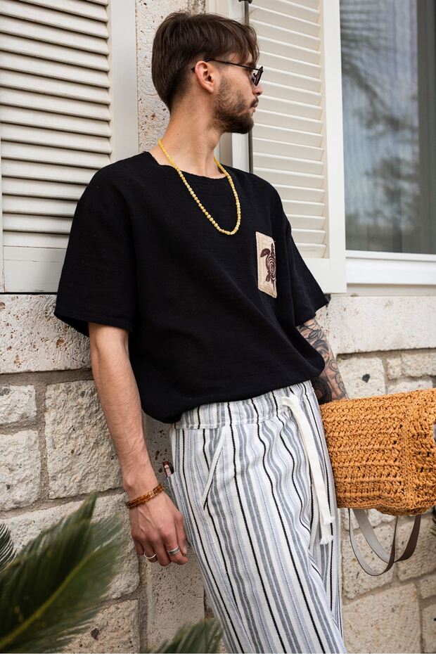 Michelangelo Siyah Tshirt - 3