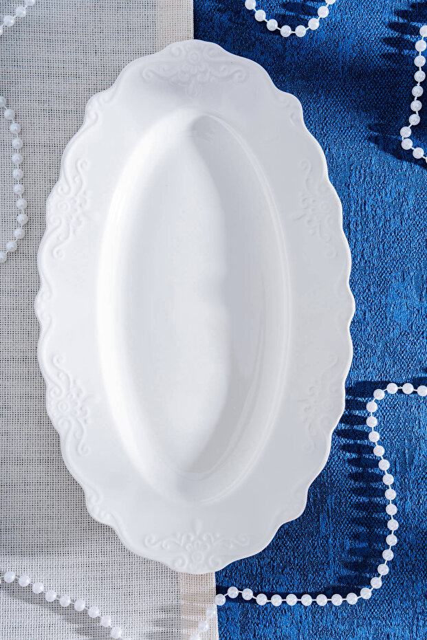 King Oval Kayık Tabak - 33 cm - 2