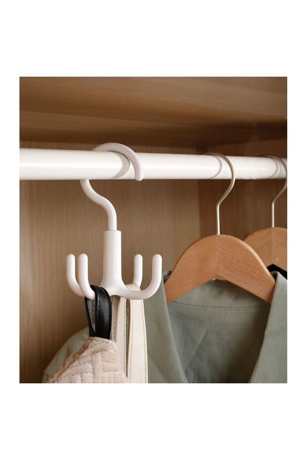 Rotating hook hanger with 4 hooks, rotating hanger - 2