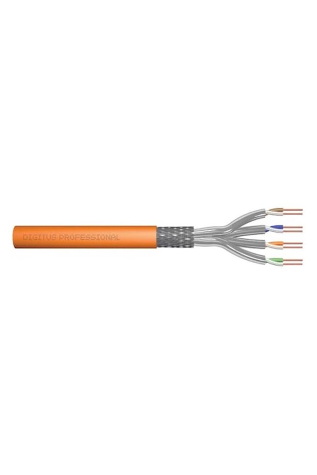 S/FTP Installation Cable 100m, DIGITUS, Orange