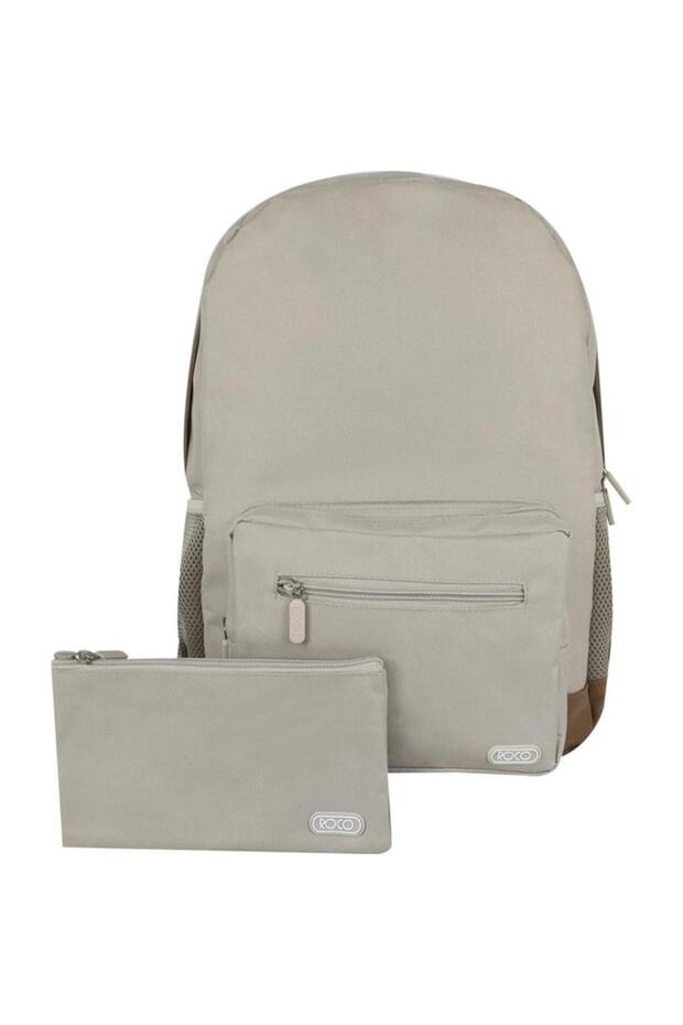 Basic Classic Backpack with Accessory - 2