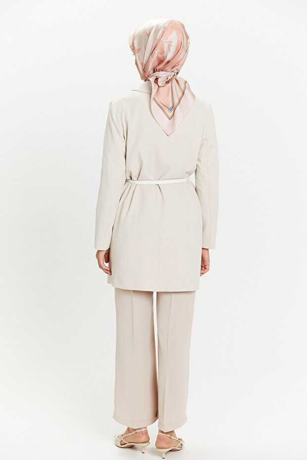 Kuşgözlü Krep Ceket - 6