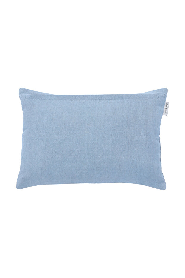 وسادة قطنية مستطيلة سادة - 30*50 سم - 3