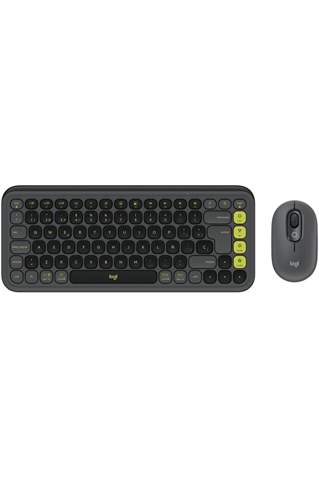 Kit Wireless Keyboard + Mouse POP ICON COMBO, Bluetooth, EasySwitch, Graphite - 2