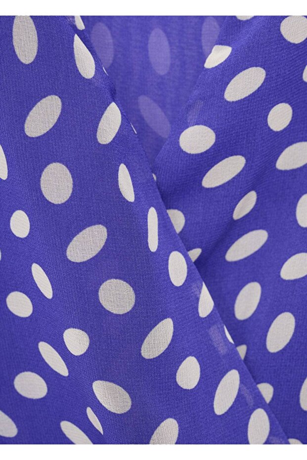 Puantiyeli anvelop elbise - 5