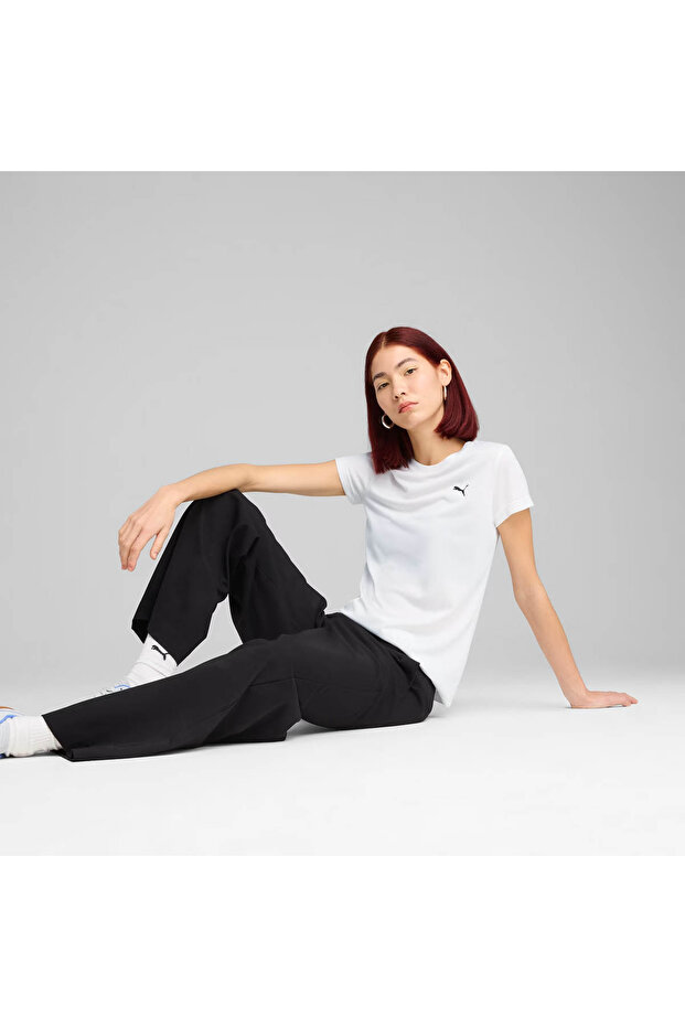 Ess Poly Tee Beyaz Kadın T-Shirt 682376-02 - 3