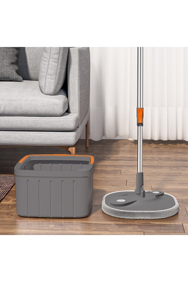 Square Mop Replacement, Gray - 3
