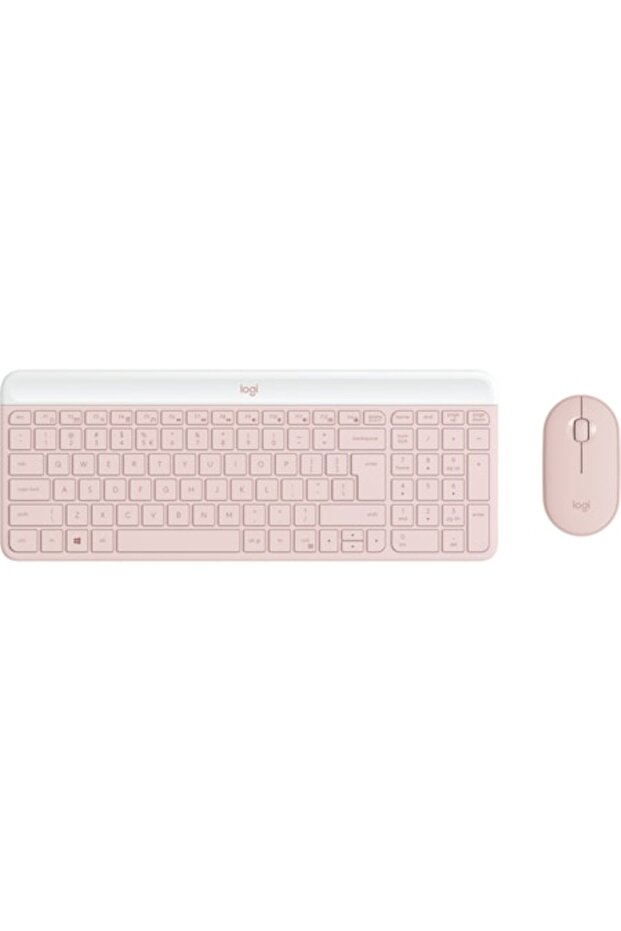 Wireless Keyboard and Mouse Combo MK470, Slim, US Layout, Rose - 1