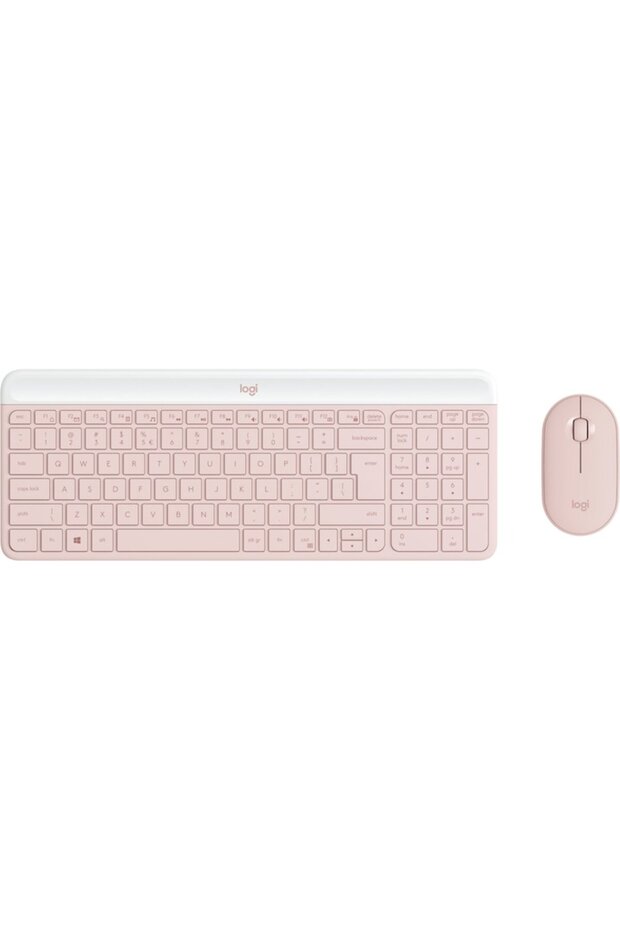 Wireless Keyboard and Mouse Combo MK470, Slim, US Layout, Rose - 2
