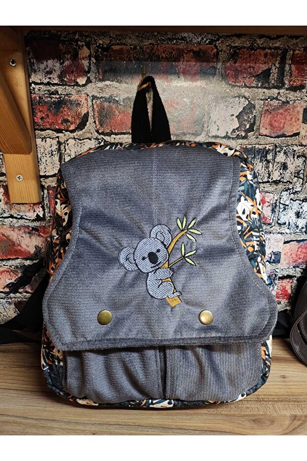 Koala Embroidered Daily Backpack