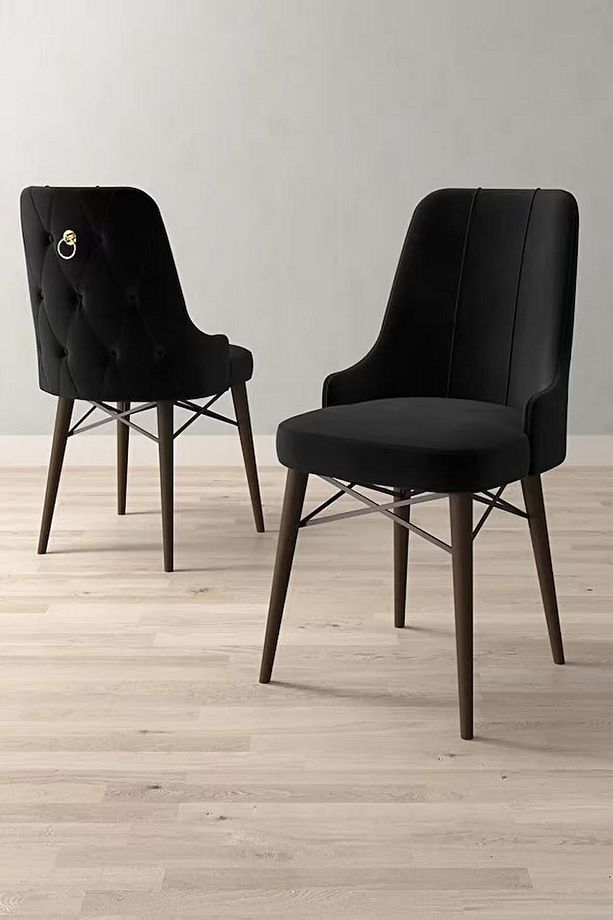 Loft Meşe Desen 80x132 Açılabilir Mdf Masa Yemek Odası Takımı, Mutfak Takımı 4 Sandalye, 1 Bench - 3