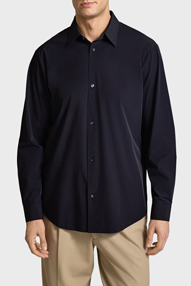 100% Cotton Regular Fit Classic Collar Shirt Men Shirt Xm001567 Af19193 Ub101