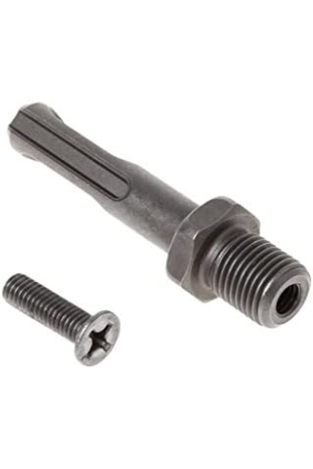 CARABAZ Round Shank Drill Chuck (12mm, Grey)