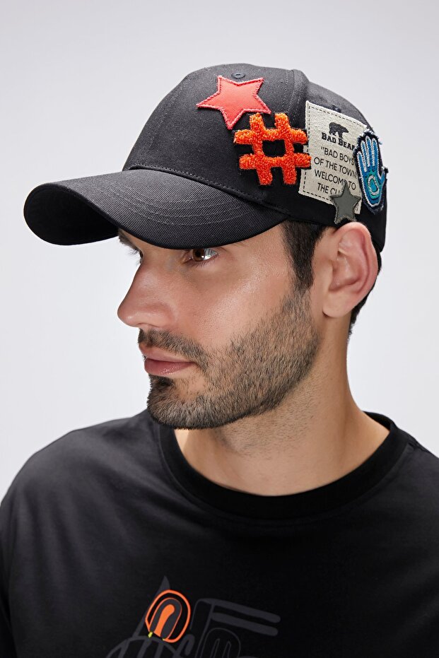 Patch Siyah Şapka - 4