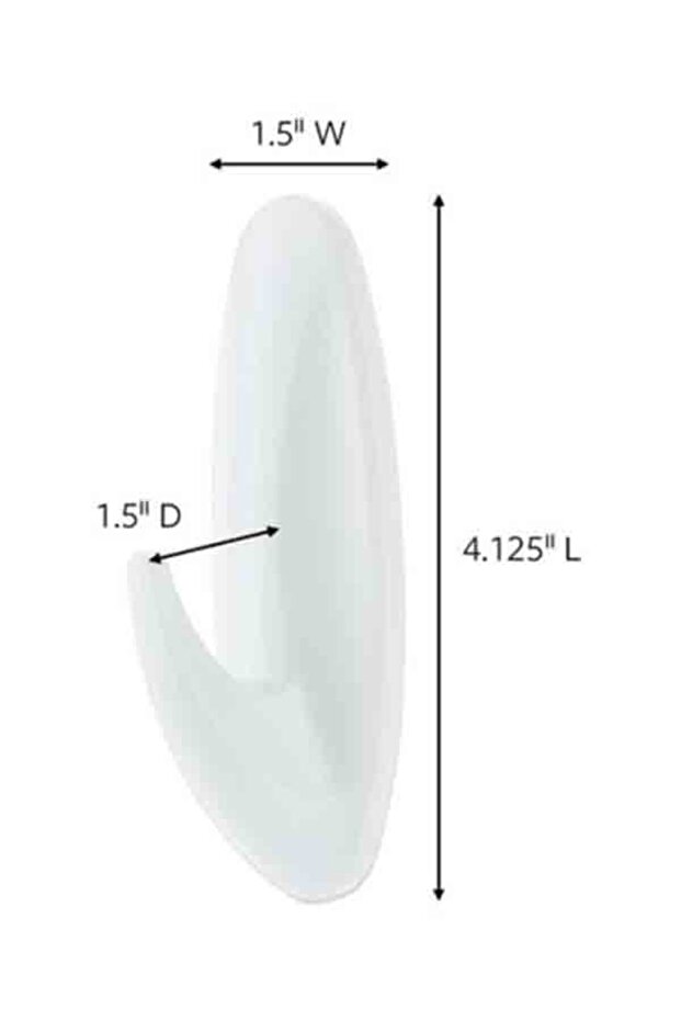 Designer Adhesive Hook with 2 Strips Large - 5