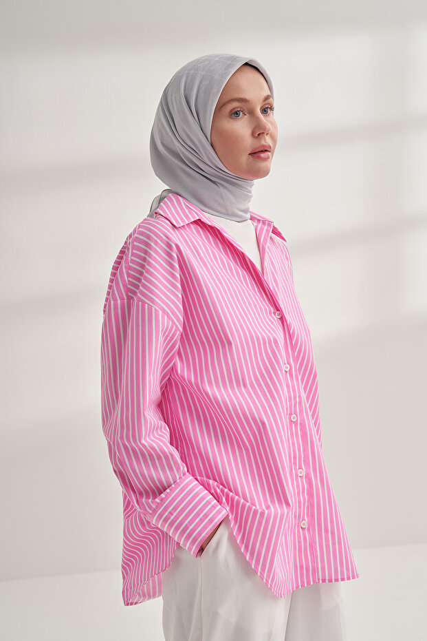 Eșarfă SEHER A PATTERN - ARGINT - 1