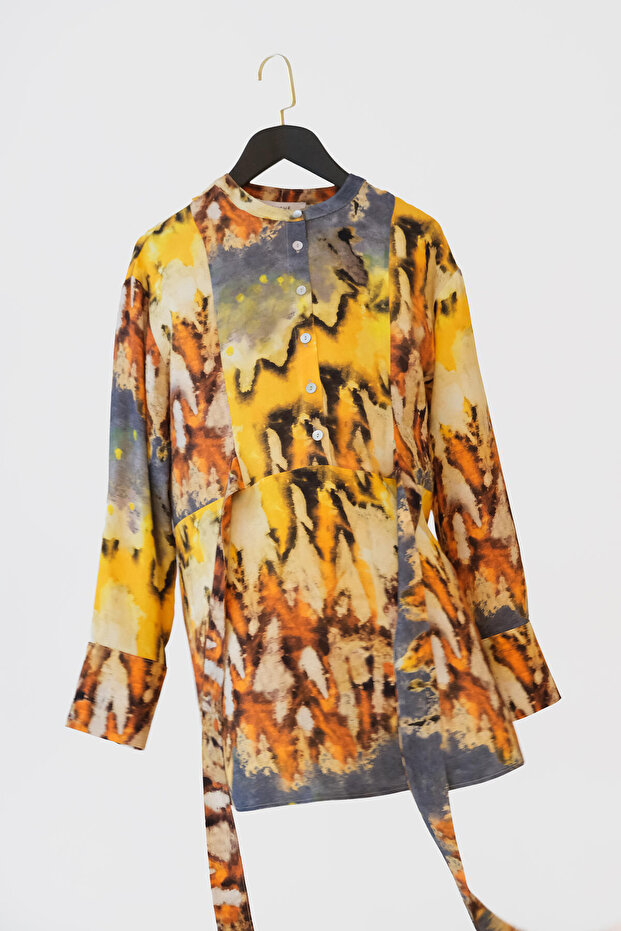 تونيك فيسكوز منقوش - 1