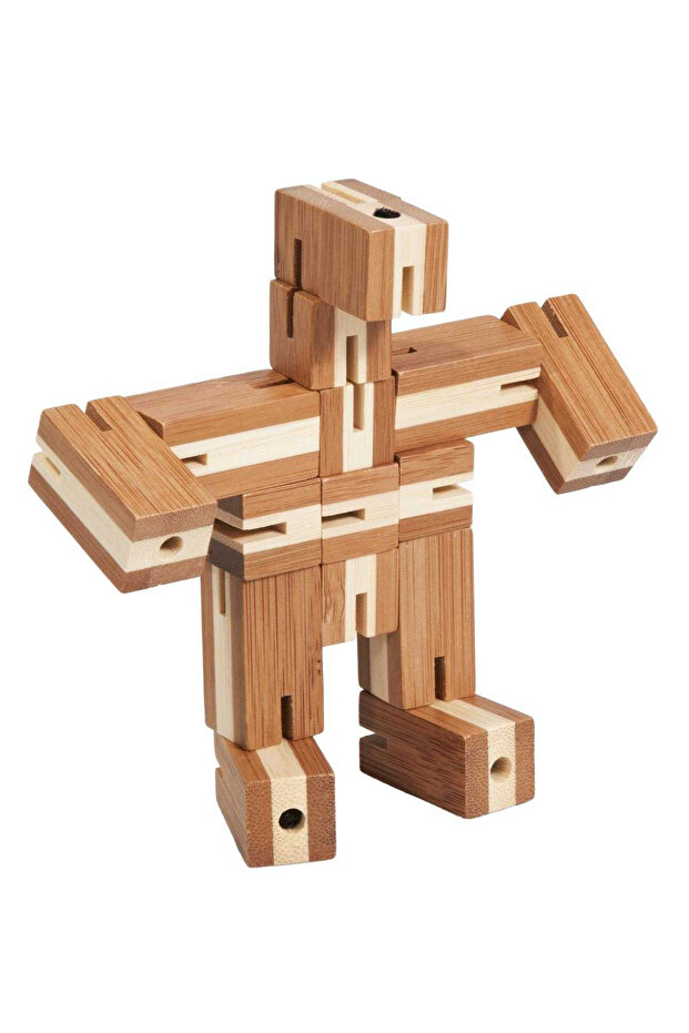 Flexi-cube 3D bamboo puzzle logic game - 2