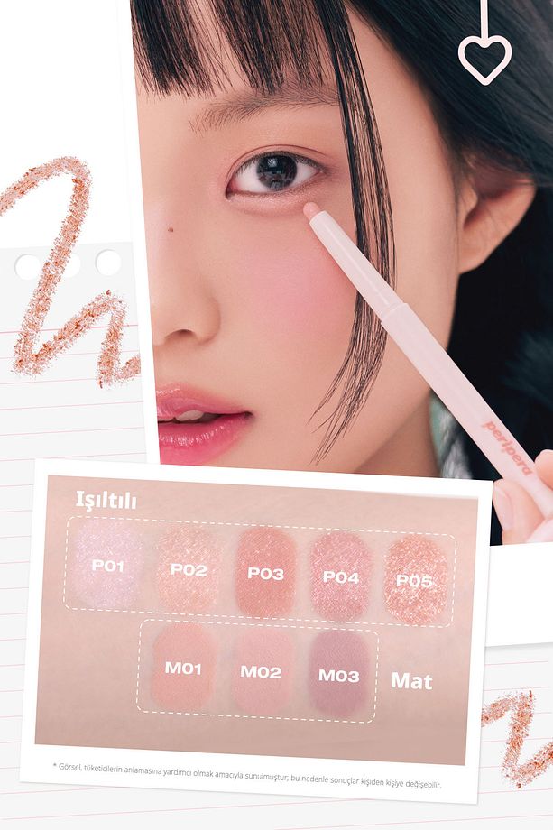 Topaklanma Yapmadan Kolayca Uygulanan Kalem Far Mood In Shade Eye Stick (M03 Mellow Pansy) - 6