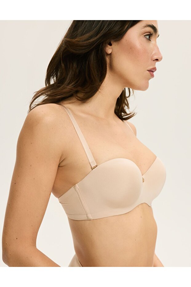 Push-Up Bra Underwired Balconette Multiway Removable Straps Basic | Raffen - 7