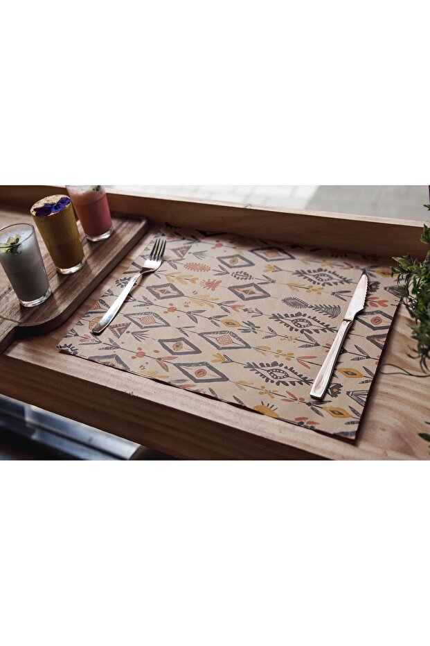Patterned Water Resistant Polyester Table Mat - 3