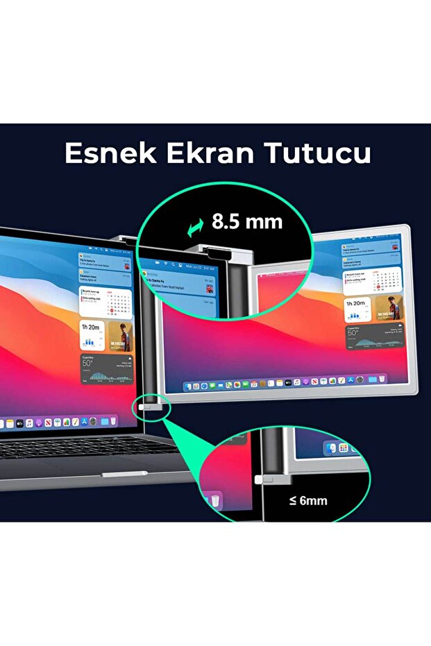 14" Tekli Taşınabilir Monitör Çoklu Ekran Fhd Notebook Monitör - 2