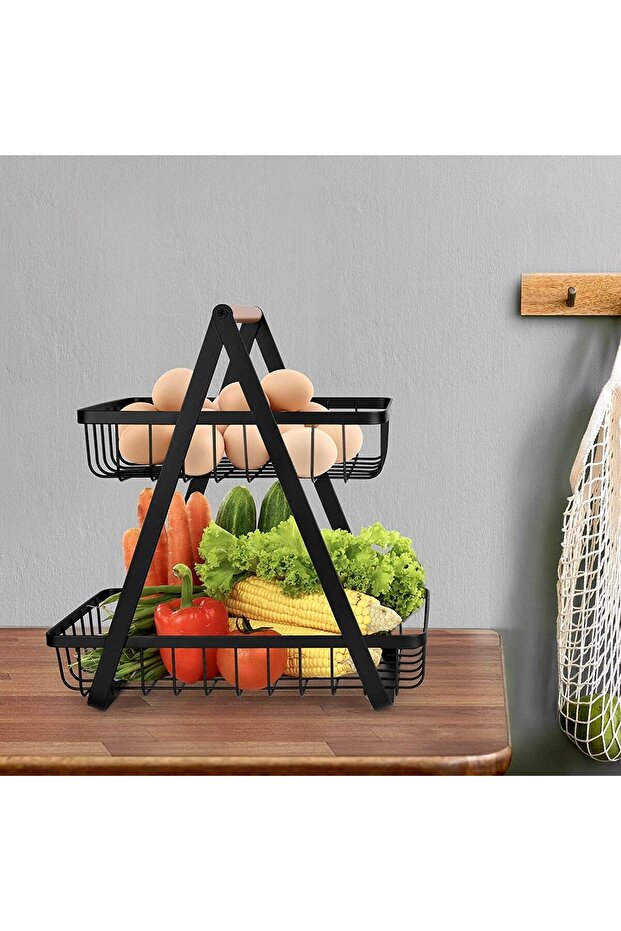 2-Tier Fruit Basket - 3