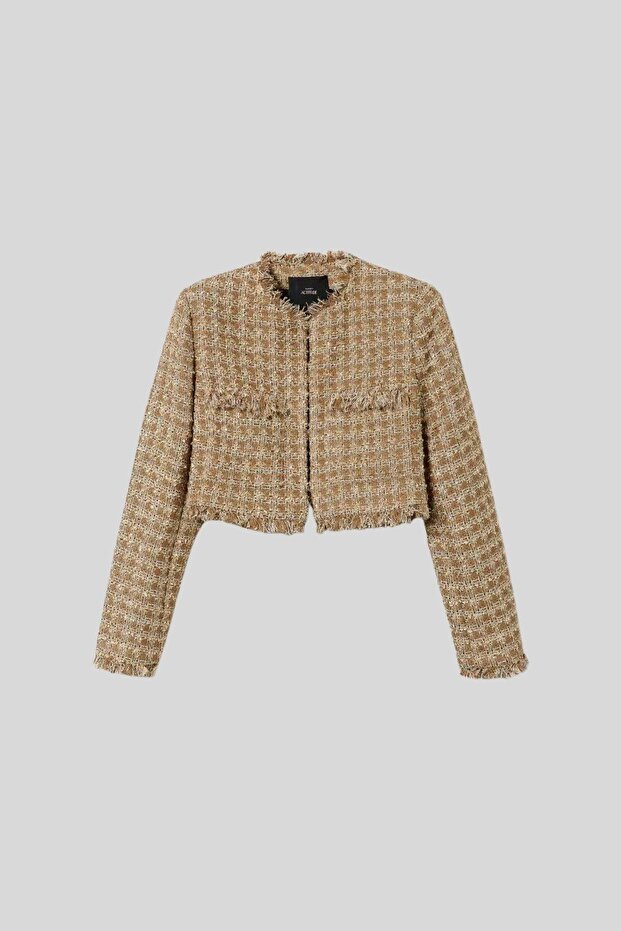 Kadın Ceket Krem - 1