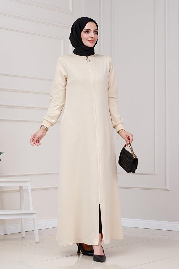 جيبان من الدانتيل باللون البيج - 3