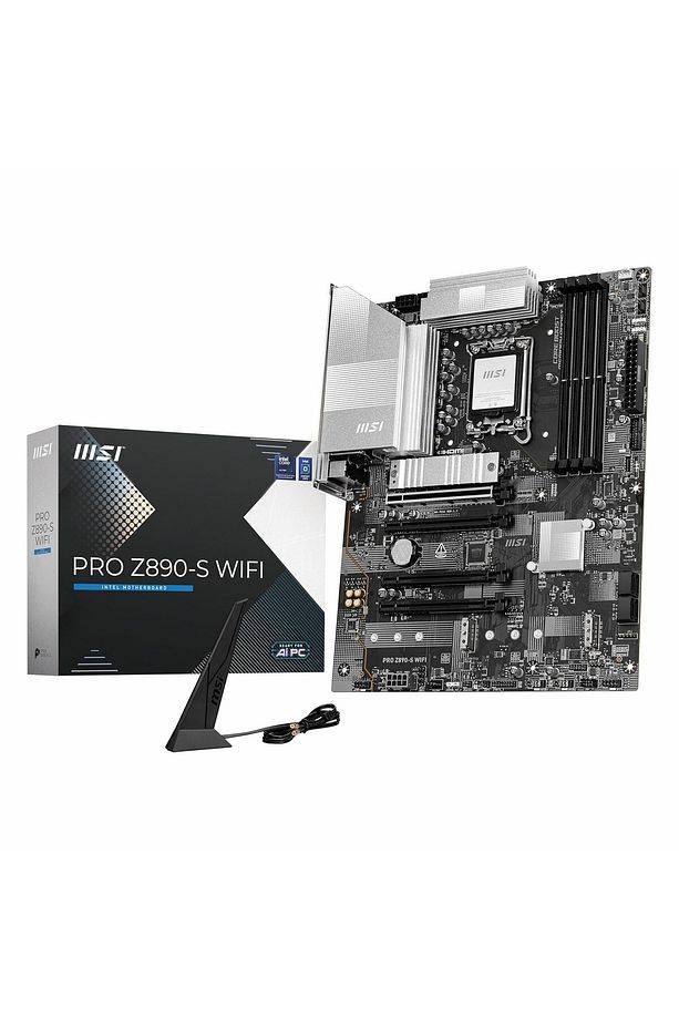 Pro Z890-S WiFi DDR5 (8600MHz)OC M.2 HDMI/DP/USB-C PCIe 5.0 1851P ATX Anakart - 1