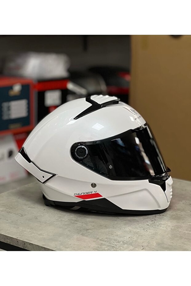 Helmets Thunder 4 Sv solid kask (şeffaf vizörlü) - 1