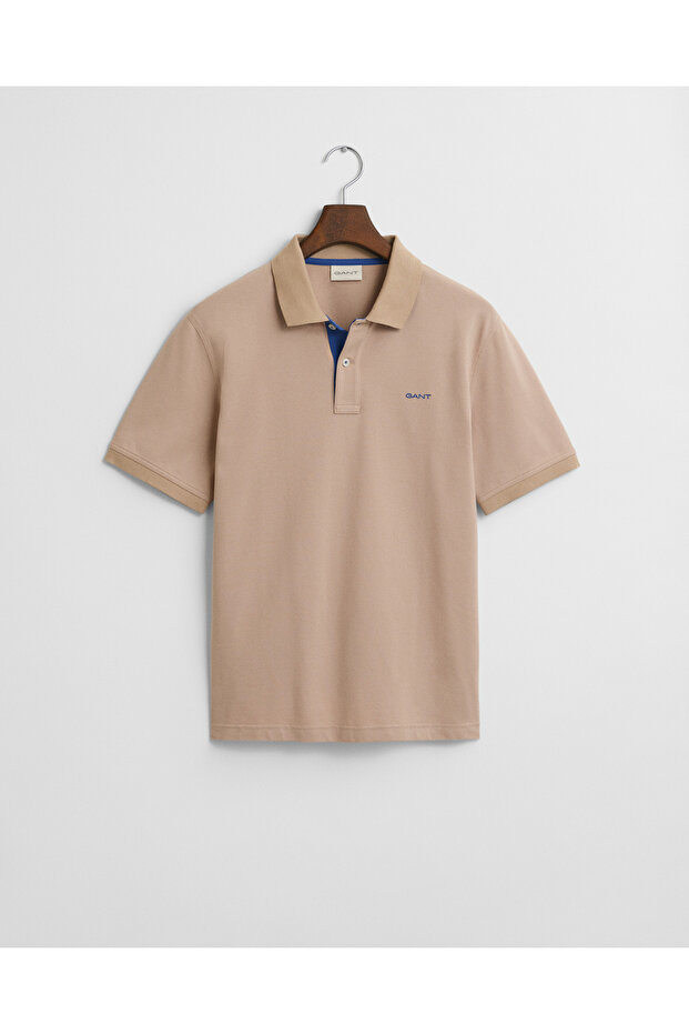 Erkek Bej Regular Fit Polo - 5