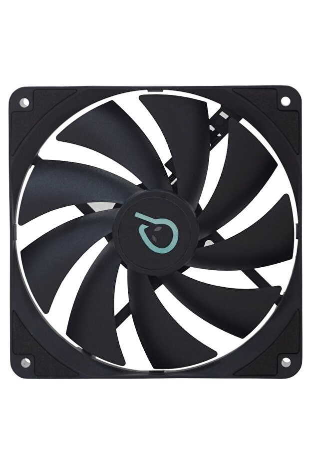 140mm, 1400RPM, Black PC Fan - 3