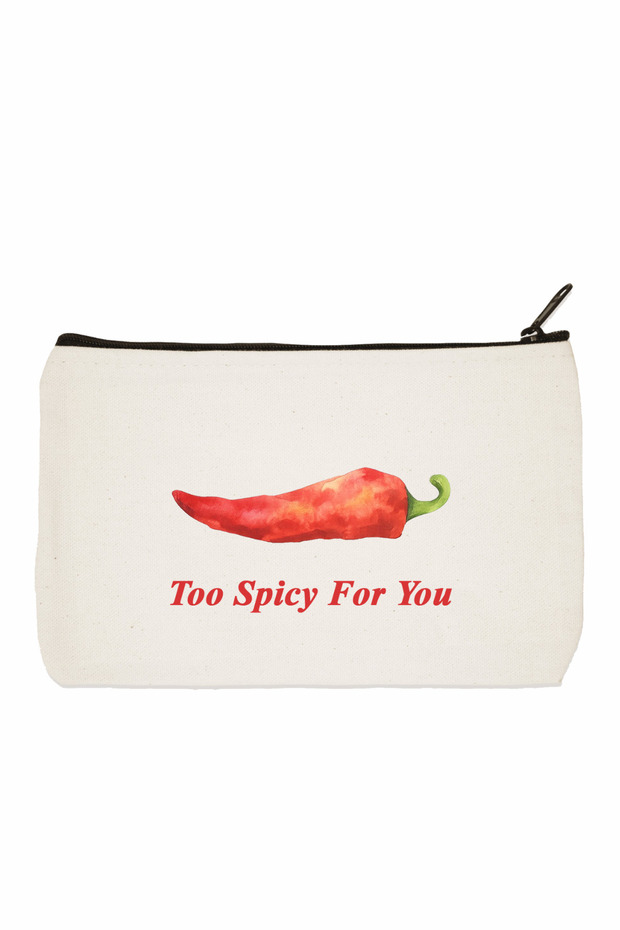 حقيبة مكياج مطبوعة من Too Spicy For You